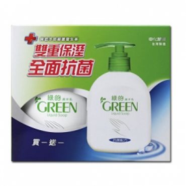 綠的GREEN 抗菌洗手乳買一送一(220ml+220ml).