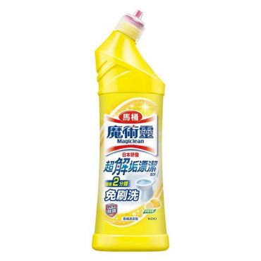 魔術靈 馬桶殺菌瞬潔清潔劑-檸檬清香500ml*2入
