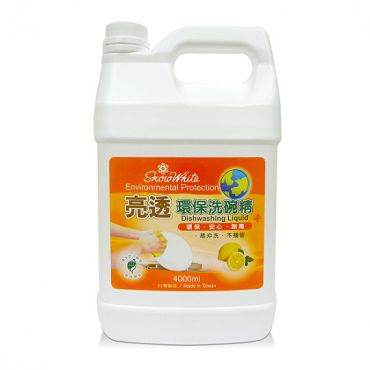 白雪 亮透環保洗碗精4000ml*2入