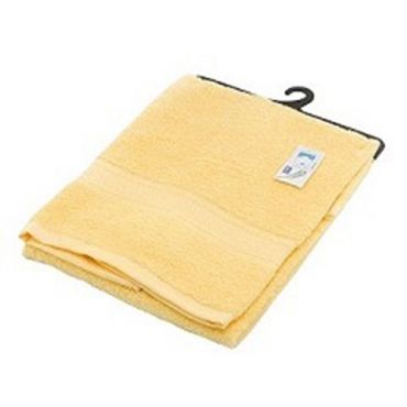 美棉素色浴巾-黃 (76*147CM)