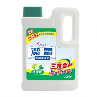 潔霜 地板清潔劑-檸檬香2000g