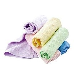 素色毛巾 (6入/包)