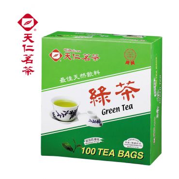 天仁茗茶 鋁箔防潮包茶包2gx100入-綠茶